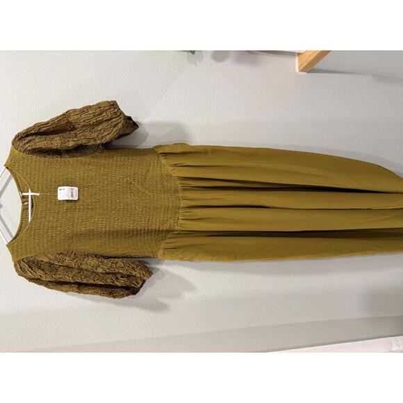 NWT Free People Temperley Jumpsuit, Olive Green, XL - Picture 2 of 8